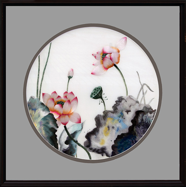 荷花--圆76×76-(2)