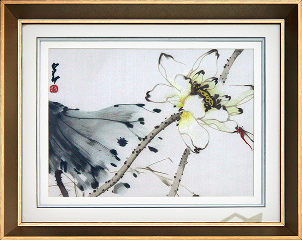 花鸟（尺寸外框55×45）-(4)