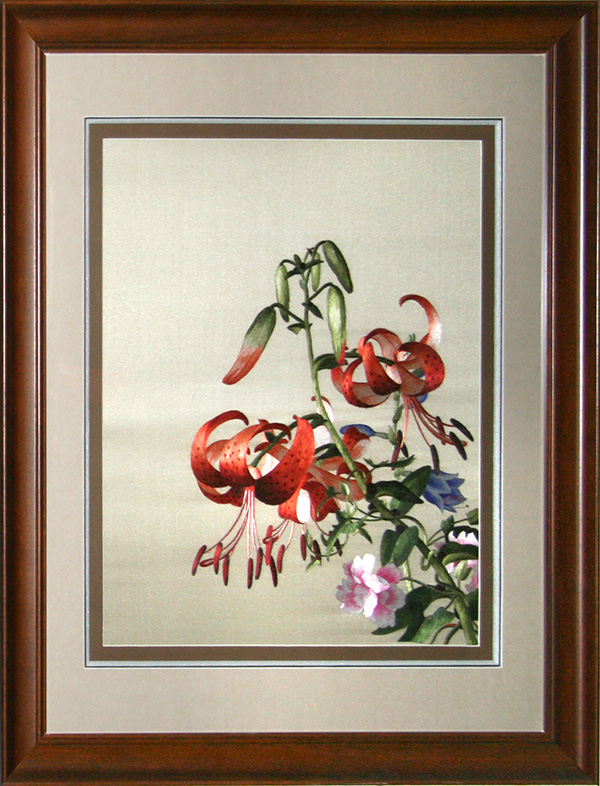 郎世宁花鸟（尺寸外框50×60）