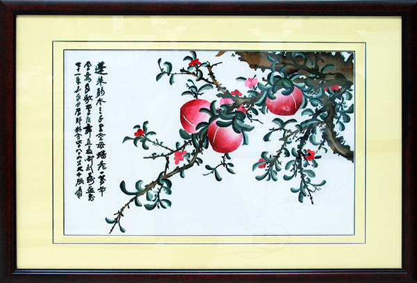 桃子（寿桃）尺寸外框60cmx85cm）