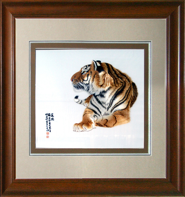 遥思虎(尺寸外框66cmx66cm)