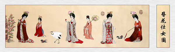仕女图（尺寸内50×150）