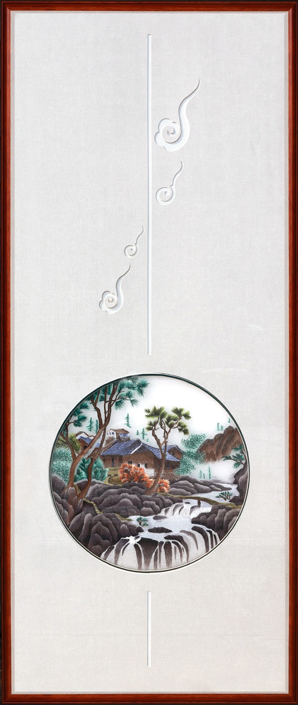 彩山水三联画22-58✘137
