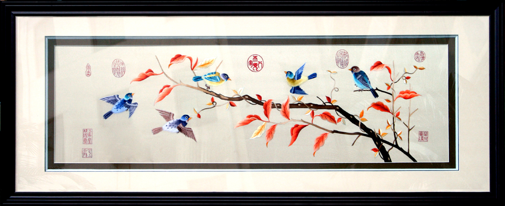 五只小鸟（宋画精绣）尺寸外框50×125.jpg